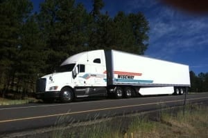 Wiseway Semi Truck Driving