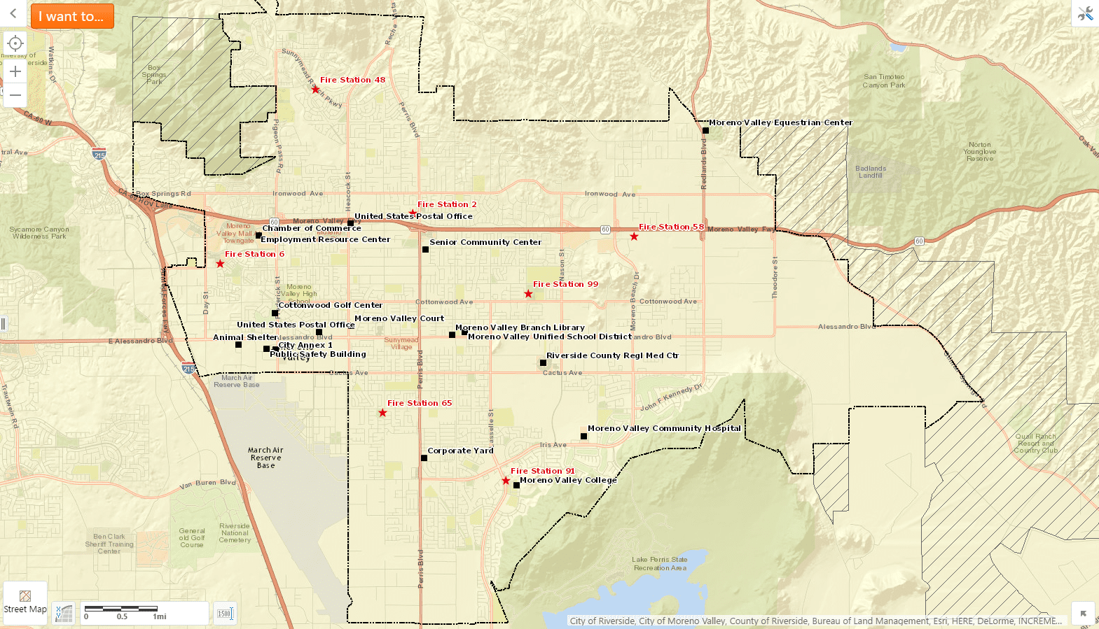 Moreno Valley MoVal Map