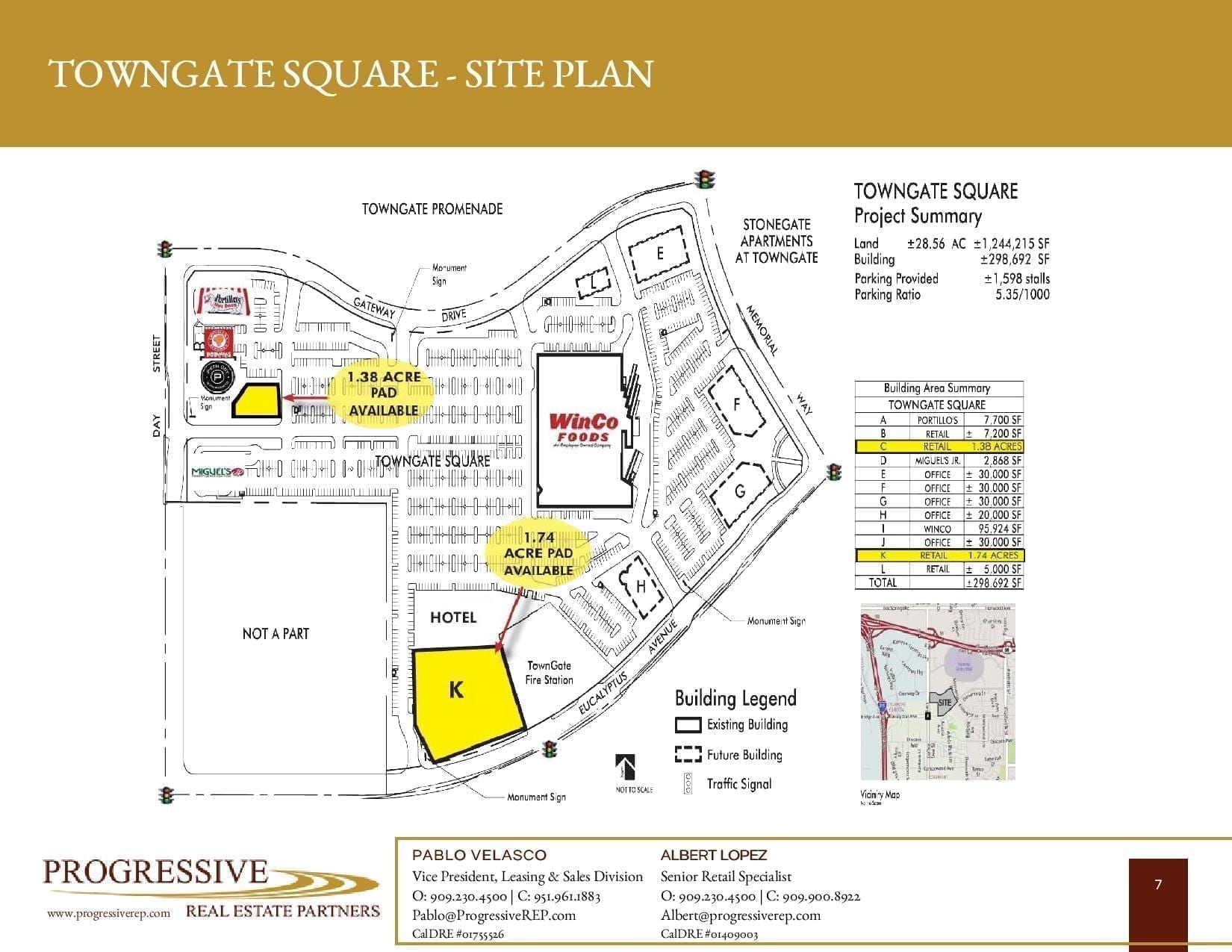 Towngate Square Site Plan