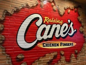 Raising Cane's Chicken Fingers Mural
