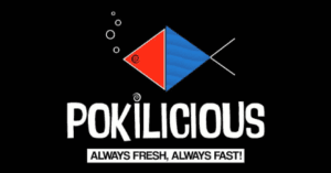The mobile logo for pollicious, always fresh, always fast.