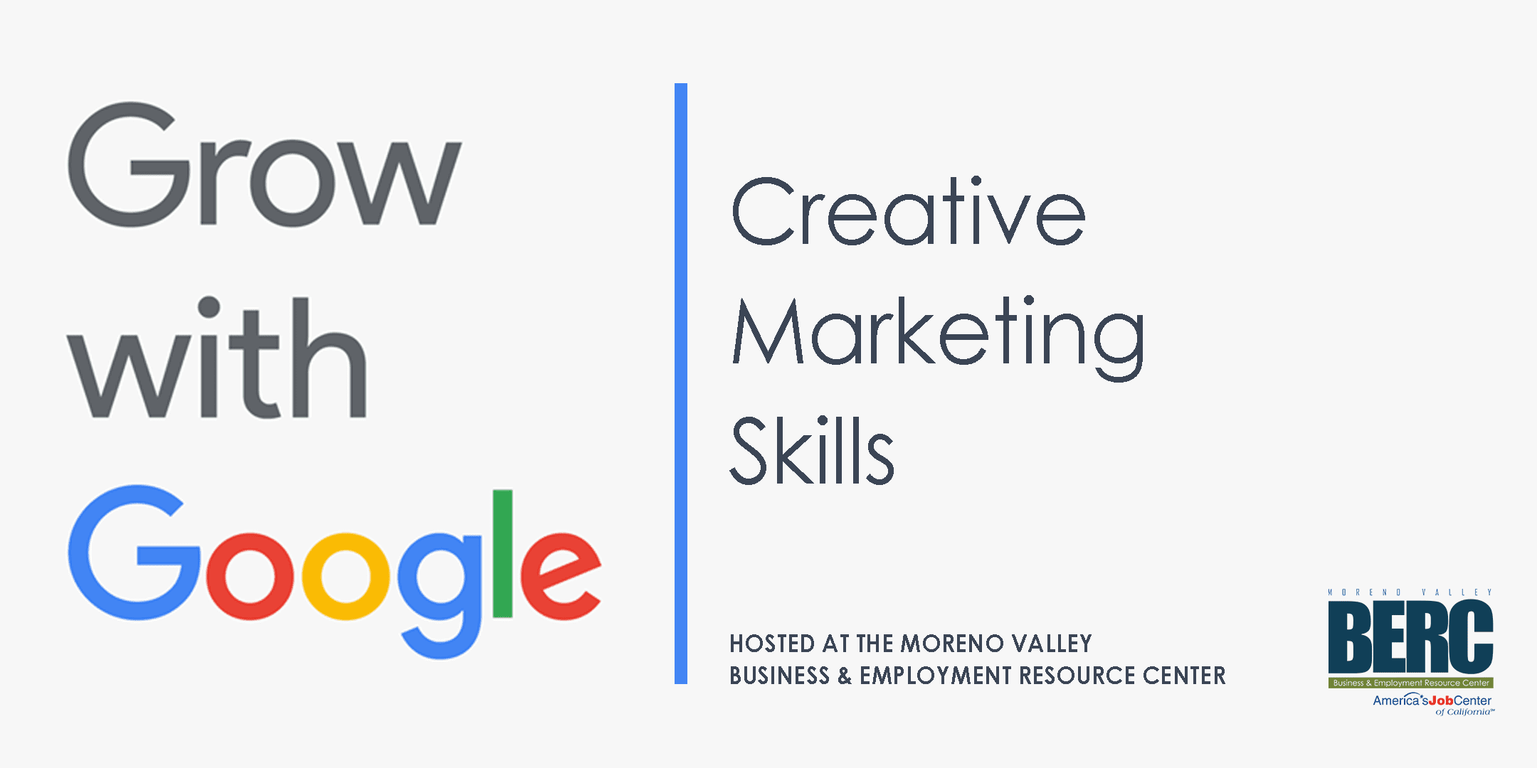 Grow with Google: Creative Marketing Skills